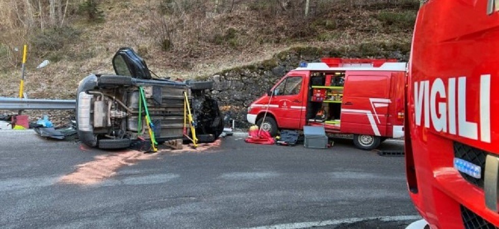 Si ribalta con l'auto a Folgaria: Sergio Cortelletti muore a quattro giorni dall'incidente